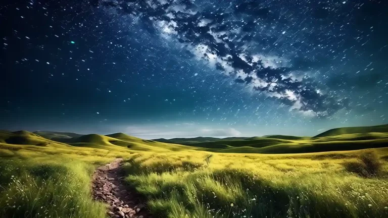黄昏余晖中的剪影