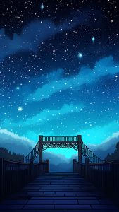 星空璀璨下的梦幻之境