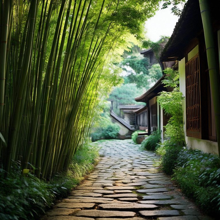 夕阳余晖下的温暖画卷