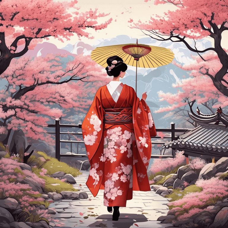 暮色四合时的孤独身影