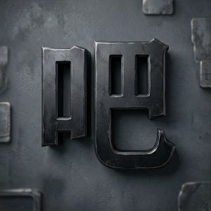 吧字母颜色改成黑色的
